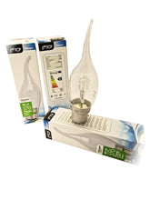 28W HALOGEN BULB FLAME TIP B22 240V